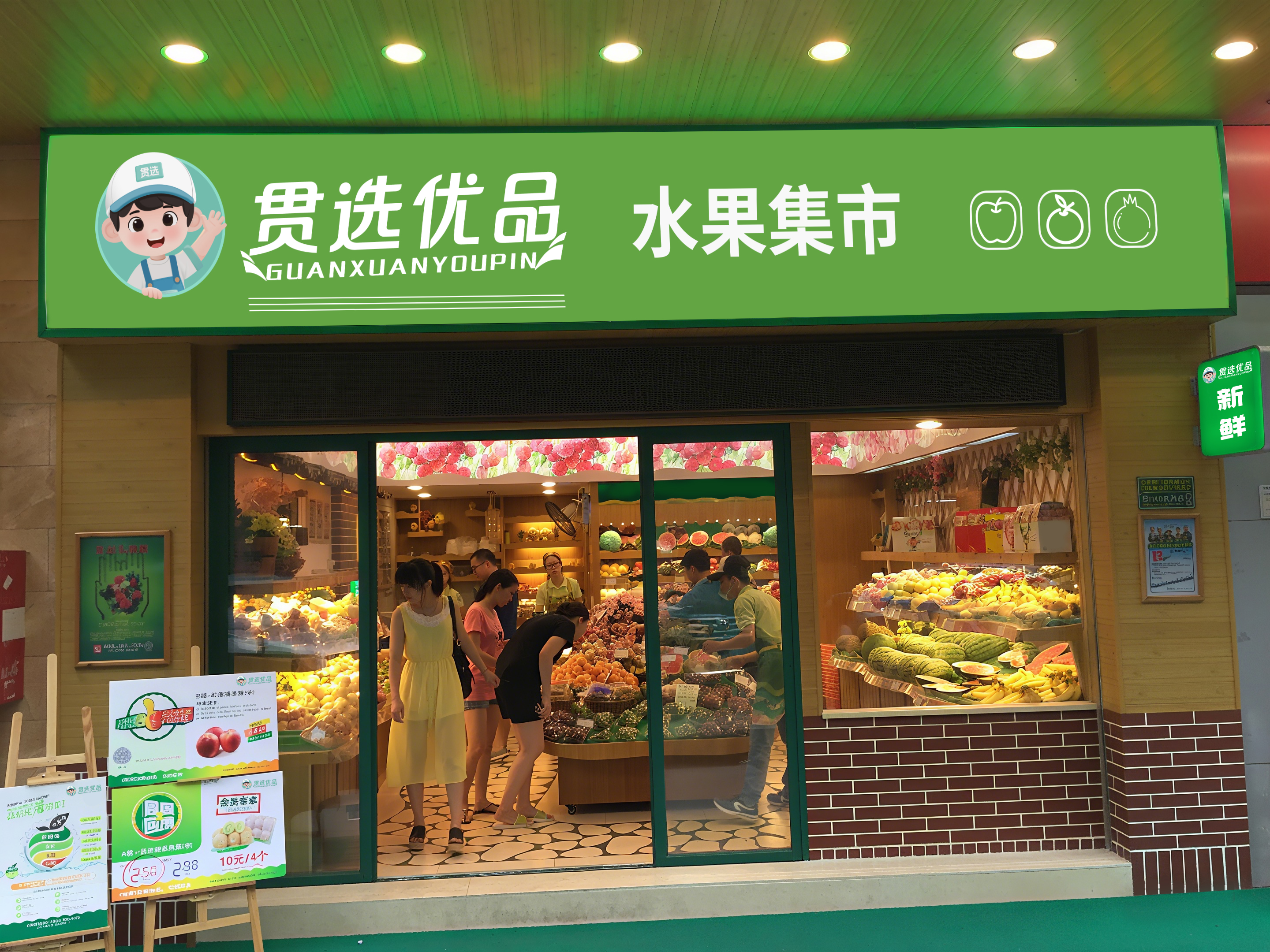 “贯”注新鲜，“选”择优品——贯选优品：您值得信赖的水果加盟伙伴！